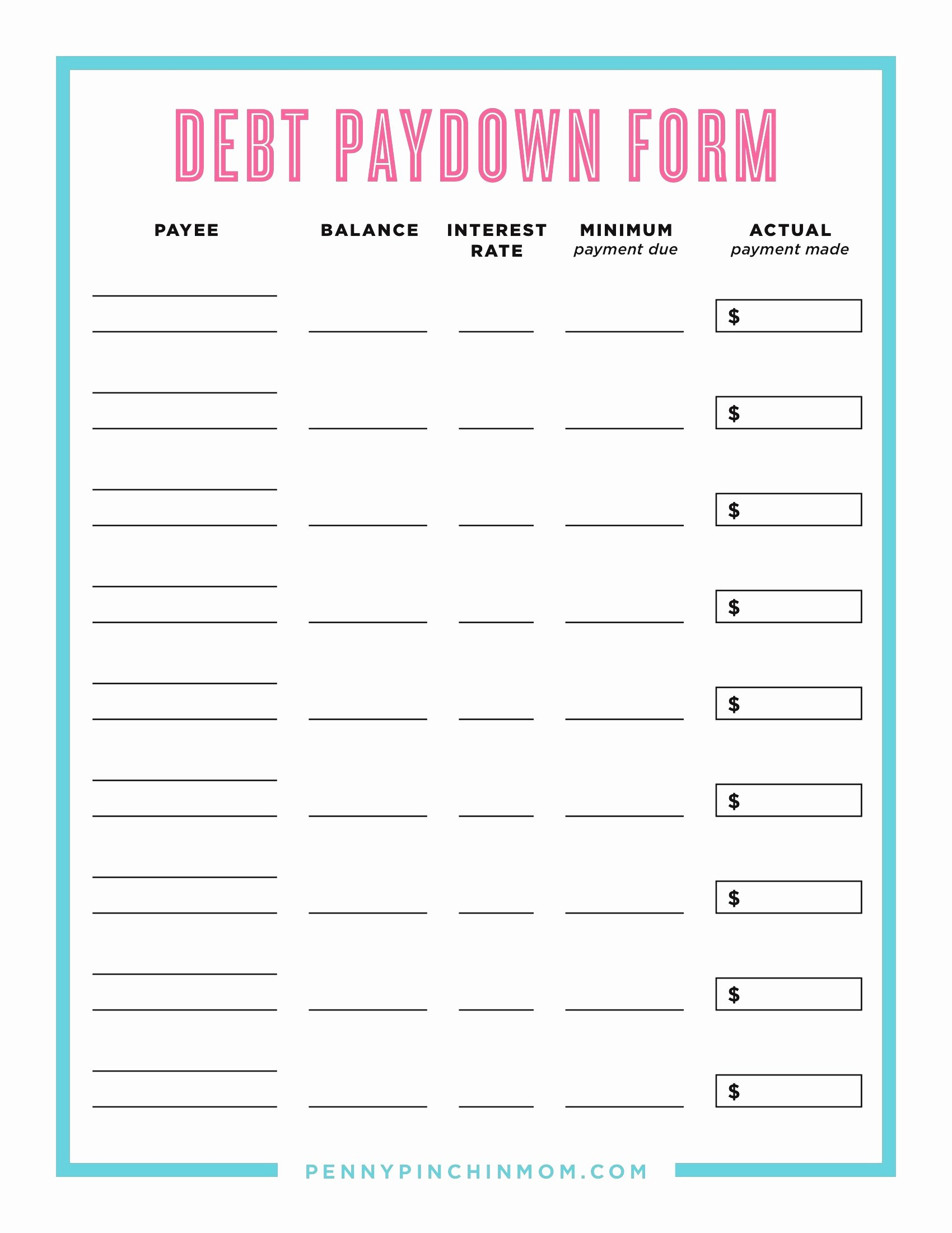 Debt Payoff Worksheet Pdf Itemized Deductions Worksheet Along With The Debt Snowball Worksheet Answers