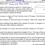 Density Practice Problems Worksheet Answers • Worksheetforall Inside Mass Volume And Density Worksheet Answers