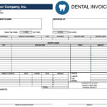 Dental Invoice Template Kostenlos Von Free Dental Invoice Template ... Regarding Dental Invoice