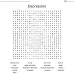Depression Word Search  Wordmint Or Free Printable Worksheets On Depression