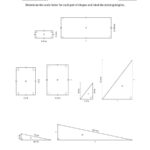 Determine The Scale Factor Between Two Shapes And Determine The Or Scale Practice Worksheet