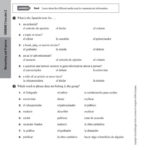 Did You Get It Presentacion De Did You Get It Spanish Worksheet With Spanish Worksheet Answers