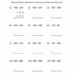 Digit Subtraction Printable Second Grade Math Worksheets Unique Or Compound Inequalities Worksheet Answers