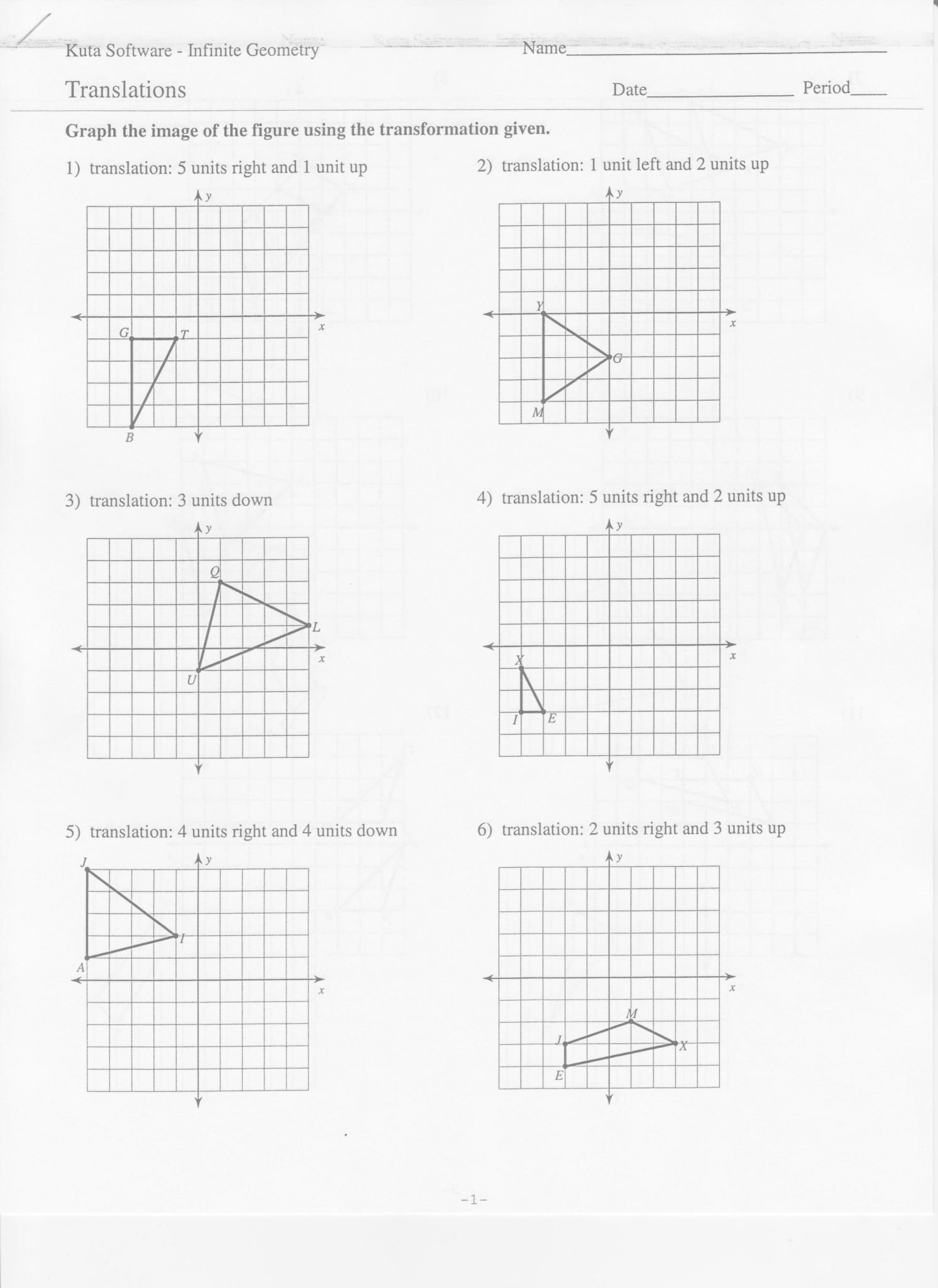 Dilations Worksheet Pdf  Briefencounters Along With Geometry Cp 6 7 Dilations Worksheet Answers