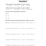 Direct Variation Worksheet Or Direct Variation Worksheet With Answer Key