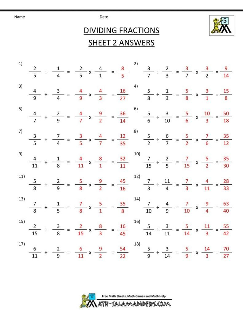 Dividing Fractions Worksheet 650841  How To Divide Fractions Along With Common Core Math Worksheets 5Th Grade Decimals