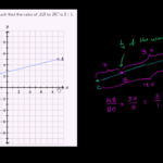 Dividing Line Segments Graphical Video  Khan Academy Throughout Partitioning A Line Segment Worksheet Answers