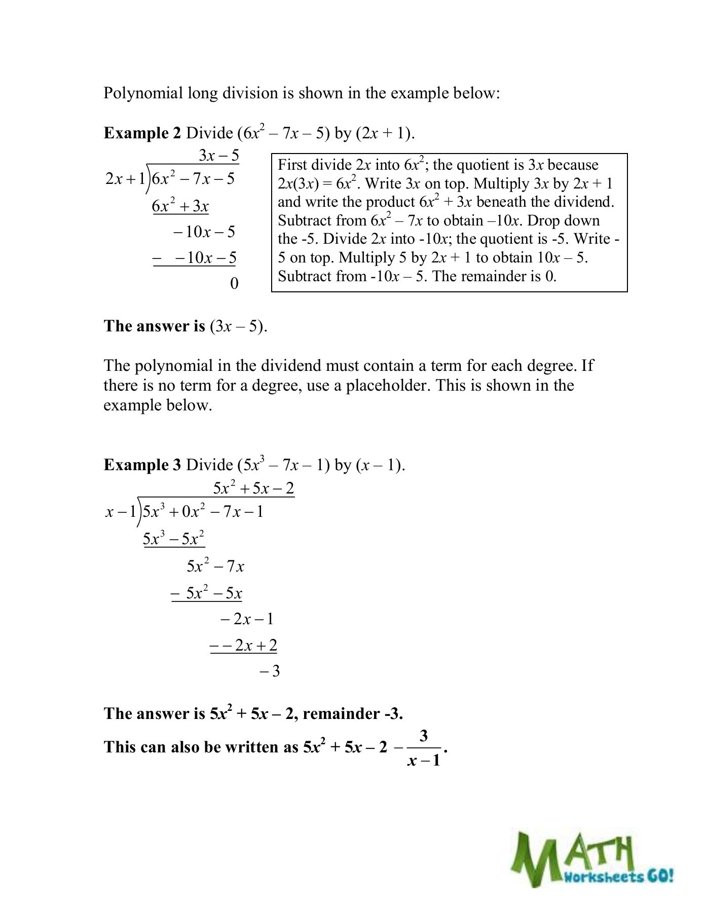 Dividingpolynomialsworksheet Along With Dividing Polynomials Worksheet