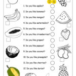 Do You Like Apples  Fruits Worksheet Worksheet  Free Esl Along With Free Printable Esl Worksheets