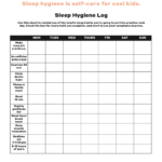 Dothisthing Learn To Sleep Better  Not Therapy Together With Sleep Hygiene Worksheet