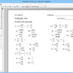 Download Infinite Prealgebra 252 For Pre Algebra Worksheets With Answer Key