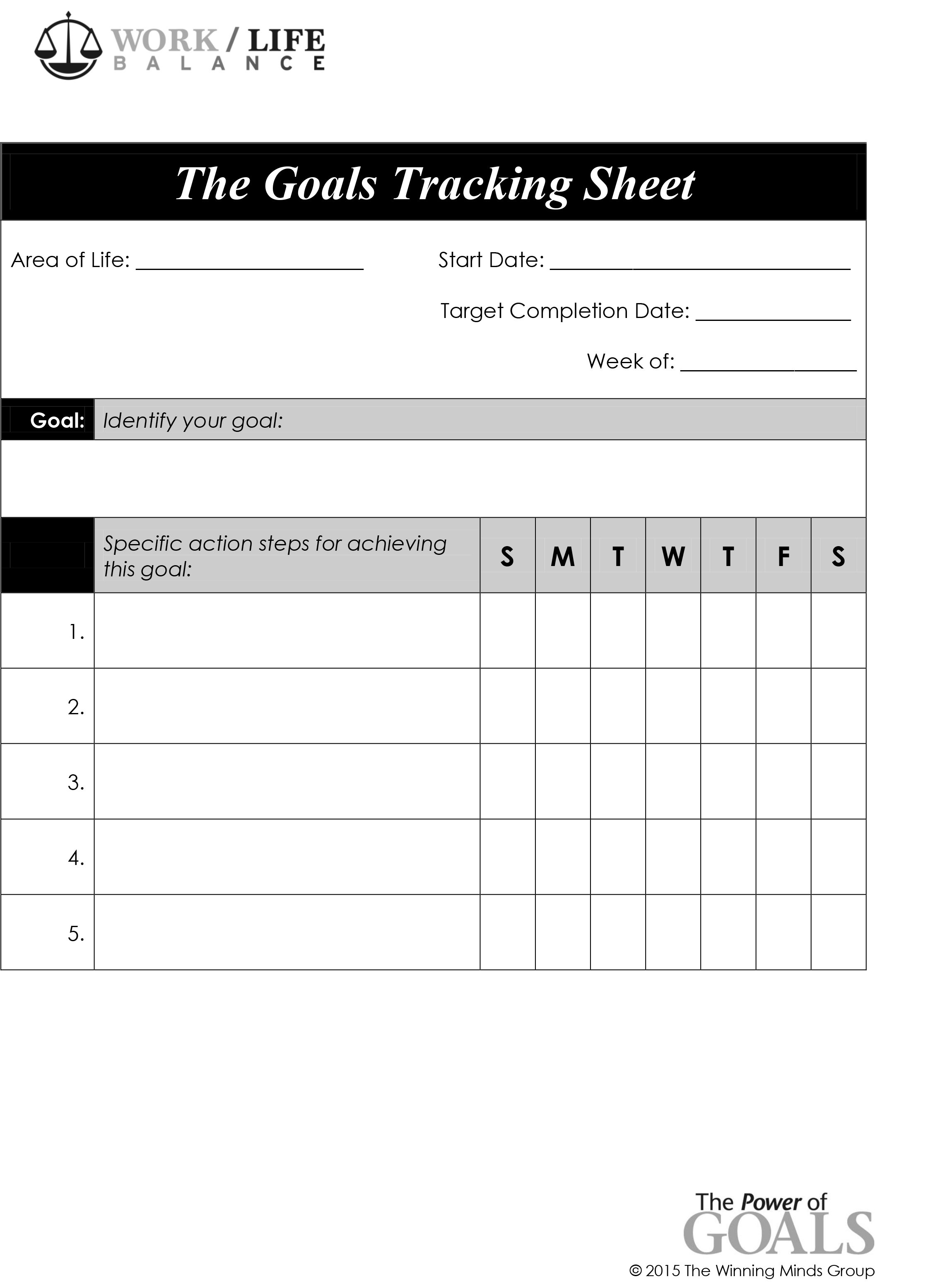 Downloadable Worksheets – Winningminds With Regard To Personal Training Worksheets
