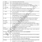Drama Glossary Matching Activity With Answer Key  Esl Worksheet With Theater Through The Ages Worksheet Answers