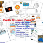 Earth Science Packet Layers Of The Earth Plate Tectonics And Layers Of The Earth Worksheets Middle School