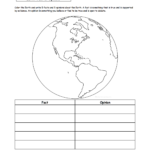 Earth Web Links  Enchanted Learning Software With Regard To Continents And Oceans Worksheet Cut And Paste