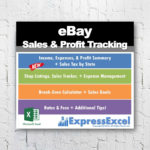 Ebay Sales & Profit Tracking Break Even Calculator | Etsy With Ebay And Amazon Sales Tracking Spreadsheet