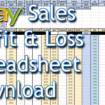 Ebay Sales Spreadsheet Download Info Only   Keep Track Of Ebay Sales ... Or Ebay And Amazon Sales Tracking Spreadsheet