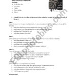 Edgar Allan Poethe Fall Fo The House Of Usher  Esl Worksheet With Regard To Fall Of The House Of Usher Worksheet Answers