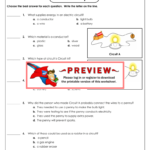 Electricity  Super Teacher Worksheets Pertaining To Electrical Circuit Worksheets