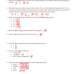 Electron Configurations Worksheet I Answers With Regard To Writing Electron Configuration Worksheet Answer Key