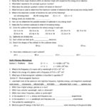 Em Spectrum Wavelength Frequency And Energy Worksheet Pages 1  7 Or Wavelength Frequency And Energy Worksheet