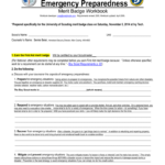 Emergency Preparedness Merit Badge Workbook Pertaining To Emergency Plan Worksheet