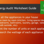 Energy Audit  Ppt Download Or Energy Audit Worksheet