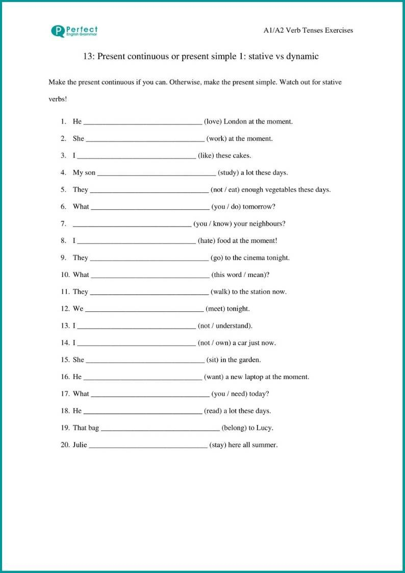 English Grammar Exercises And Quizzes As Well As English Grammar Worksheets