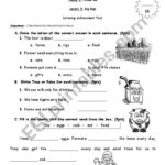 English Worksheets Grade 1 Listening Text Also English Worksheets For Grade 1