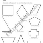 English Worksheets Lines Of Symmetry In Lines Of Symmetry Worksheet