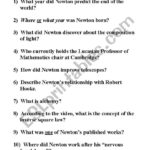 English Worksheets Newton´s Dark Secrets Vidoe Quiz Nova Throughout Nova Newton Dark Secrets Worksheet Answers