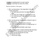 English Worksheets Problem And Solution Intended For Problem And Solution Worksheets
