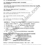 English Worksheets Test On Wishes Or 5 Wishes Worksheet