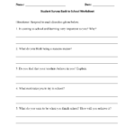 Englishlinx  Back To School Worksheets Along With First Day Of School Worksheets 4Th Grade