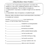 Englishlinx  Clauses Worksheets Inside Independent And Dependent Clauses Worksheet
