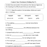 Englishlinx  Context Clues Worksheets Also Context Clues Worksheets 3Rd Grade