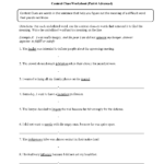 Englishlinx  Context Clues Worksheets As Well As Context Clues Worksheets 3Rd Grade Multiple Choice
