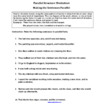 Englishlinx  Parallel Structure Worksheets In Grammar Practice Parallel Structure Worksheet Answers