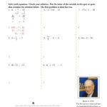 Eq05 Solving Two Step Equations  Mathops Throughout Solving 2 Step Equations Worksheet