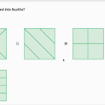 Equal Parts Of Circles And Rectangles Video  Khan Academy For Dividing Shapes Into Equal Parts Worksheet