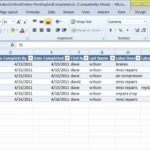 Equipment Tracking Excel Of Equipment Maintenance Tracking ... In Equipment Tracking Spreadsheet