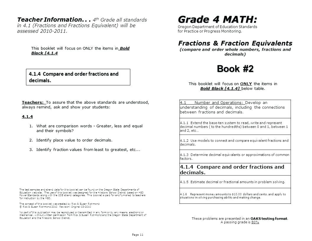 Equivalent Decimals Worksheets Pdf Forms Of Fractions And Percents Within Comparing Fractions Worksheet 4Th Grade