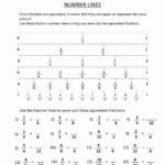Equivalent Fractions Worksheet In Learning About Fractions Worksheets