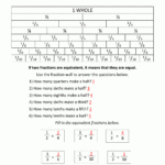 Equivalent Fractions Worksheet With Regard To 4Th Grade Math Worksheets Fractions