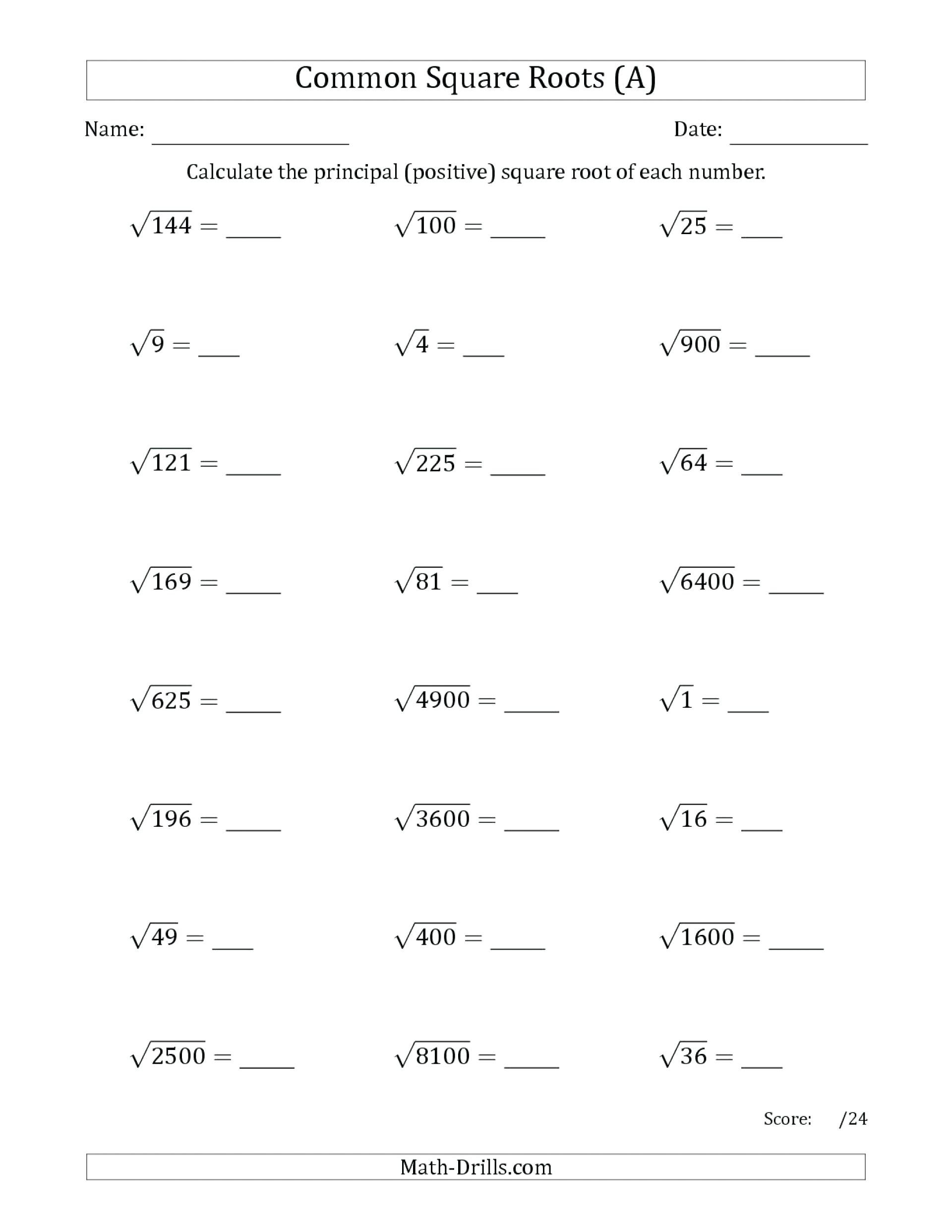 Estimating Square Root Worksheet Math – Upskillclub Inside Estimating Square Roots Worksheet