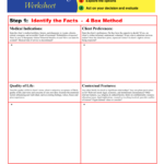 Ethical Decisionmaking Worksheet Throughout 5 Wishes Worksheet