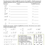 Ex 1 Properties Of Exponents  Mathops Along With Properties Of Exponents Worksheet