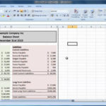 Excel 2007 How To Create A Balance Sheet Guide   Level 1   Youtube And Mass Balance Spreadsheet Template