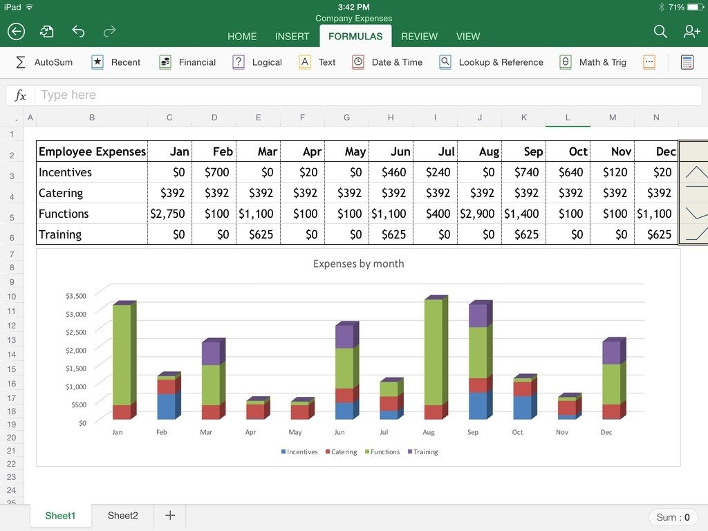 Excel For Ipad: The Macworld Review | Macworld With Best Spreadsheet App For Ipad