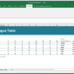 Excel Spreadsheet League Manager And Fixture List Generator, Fifa ... Regarding Darts League Excel Spreadsheet